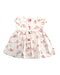 A White Short Sleeve Dresses from Elly in size 3-6M for girl. (Back View)