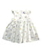 A White Short Sleeve Dresses from Petit Bateau in size 3-6M for girl. (Front View)