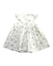 A White Short Sleeve Dresses from Petit Bateau in size 3-6M for girl. (Back View)