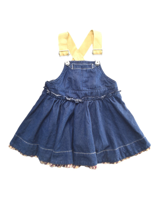 A Blue Overall Dresses from Dolce & Gabbana in size 12-18M for girl. (Front View)