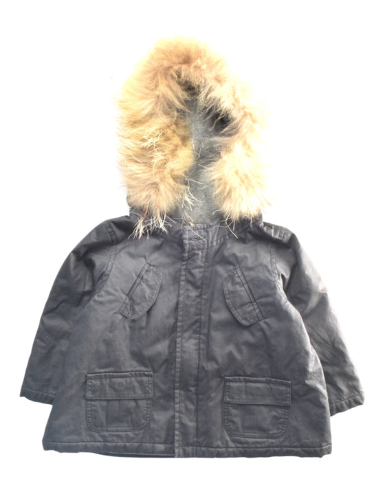 A Black Lightweight Jackets from Bonpoint in size 6-12M for neutral. (Front View)