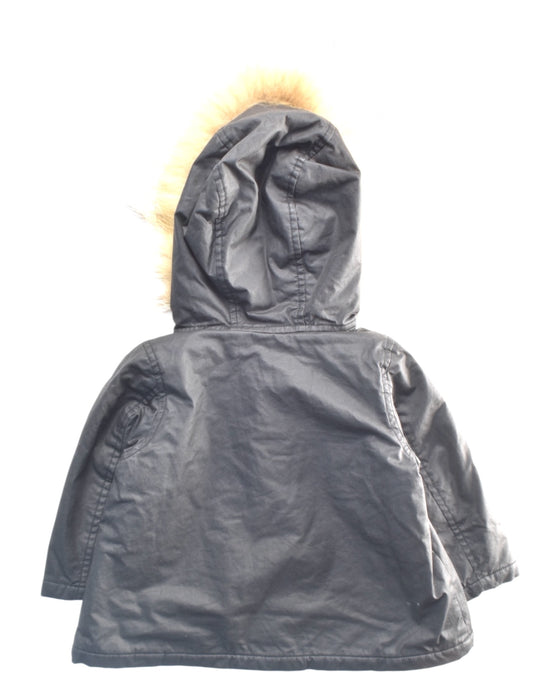 A Black Lightweight Jackets from Bonpoint in size 6-12M for neutral. (Back View)
