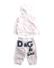 A Purple Pants Sets from Dolce & Gabbana in size 3-6M for girl. (Back View)