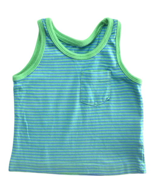 A Blue Sleeveless T Shirts from Mothercare in size 3-6M for boy. (Front View)
