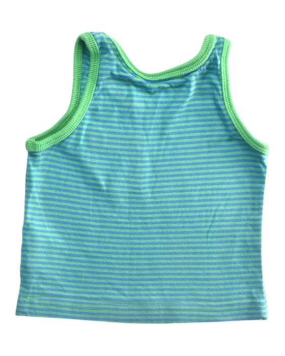 A Blue Sleeveless T Shirts from Mothercare in size 3-6M for boy. (Back View)
