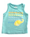 A Teal Sleeveless T Shirts from Mothercare in size 3-6M for boy. (Front View)