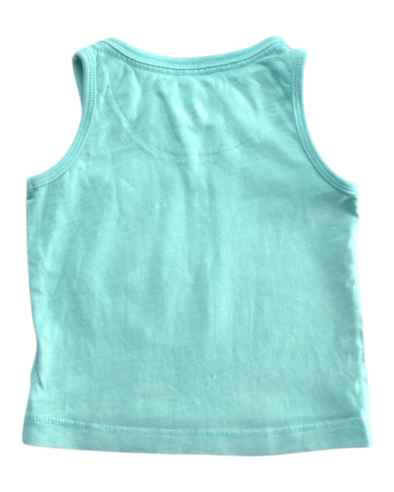 A Teal Sleeveless T Shirts from Mothercare in size 3-6M for boy. (Back View)