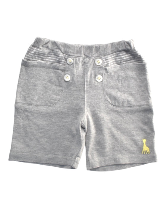 A Grey Shorts from Sophie la Girafe in size 12-18M for girl. (Front View)