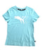 A Blue Short Sleeve T Shirts from Puma in size 7Y for girl. (Front View)