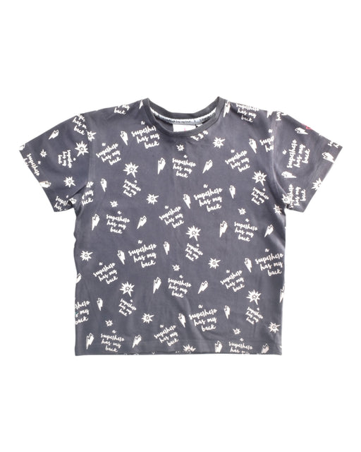 A Grey Short Sleeve T Shirts from Scamp & Dude in size 6T for girl. (Front View)