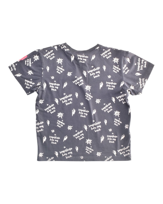 A Grey Short Sleeve T Shirts from Scamp & Dude in size 6T for girl. (Back View)