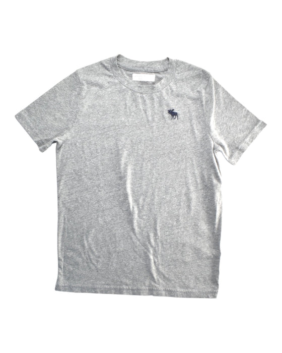 A Grey Short Sleeve T Shirts from Abercrombie  in size 11Y for boy. (Front View)