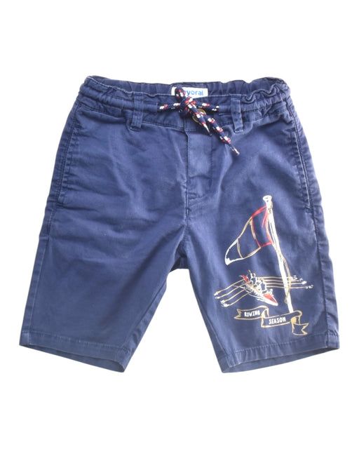 A Navy Shorts from Mayoral in size 3T for boy. (Front View)
