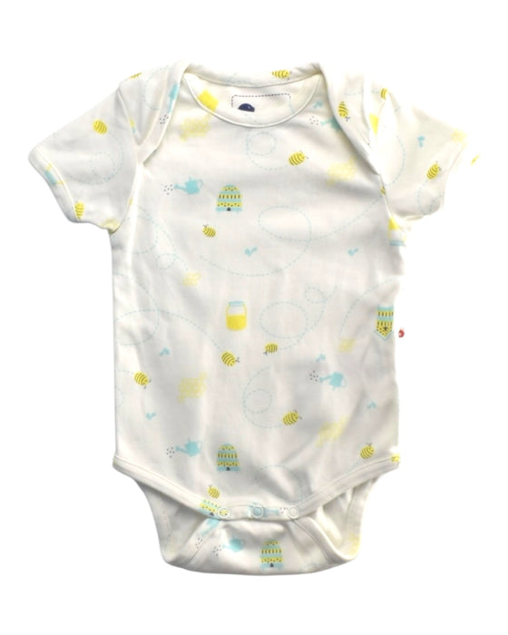 A Multicolour Short Sleeve Bodysuits from Piccalilly in size Newborn for boy. (Front View)