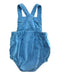 A Blue Overall Shorts from Jacadi in size 3-6M for boy. (Back View)