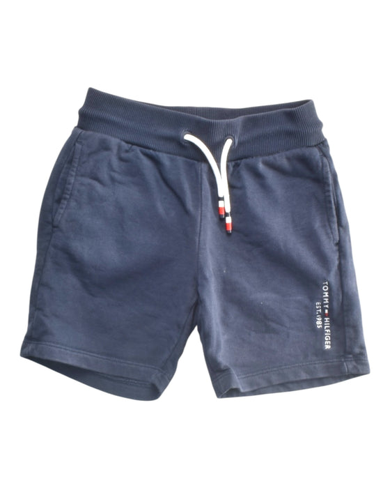 A Navy Shorts from Tommy Hilfiger in size 4T for boy. (Front View)