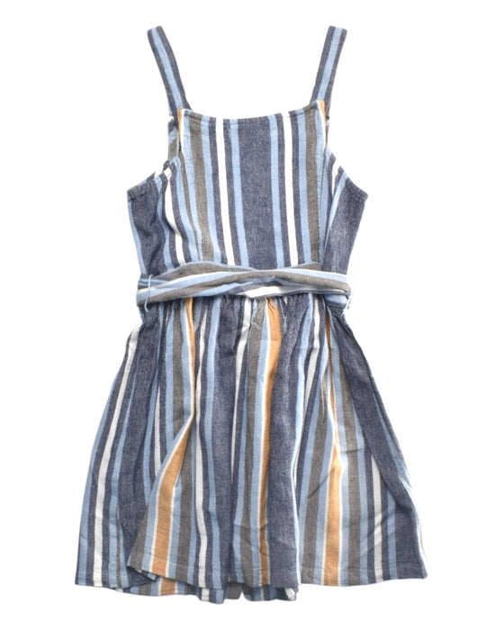 A Multicolour Sleeveless Dresses from Gingersnaps in size 8Y for girl. (Back View)
