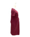A Burgundy Short Sleeve Dresses from Mothercot in size Maternity-M for maternity. (Back View)