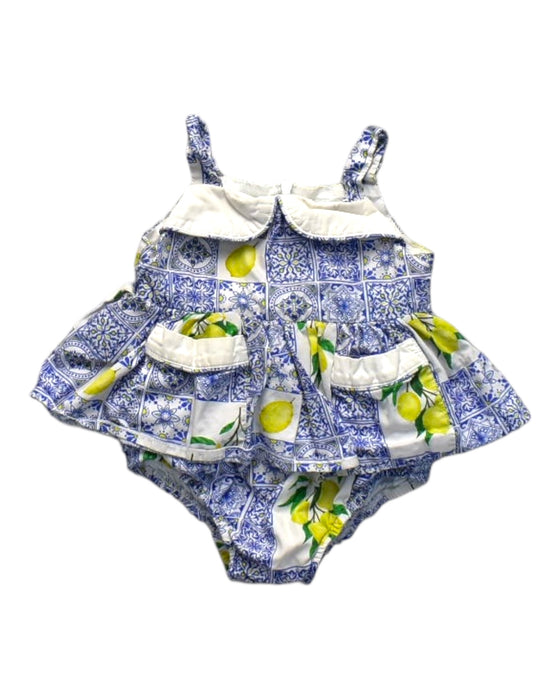 A Multicolour Sleeveless Rompers from Arabella and Rose in size 18-24M for girl. (Front View)