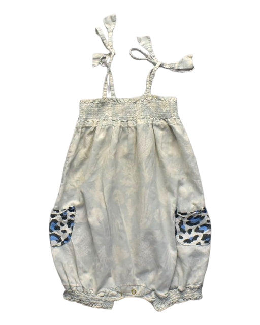 A Multicolour Sleeveless Rompers from Seed in size 3-6M for girl. (Front View)