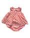A Pink Overall Sets from Blue Dog Baby in size 3-6M for girl. (Front View)