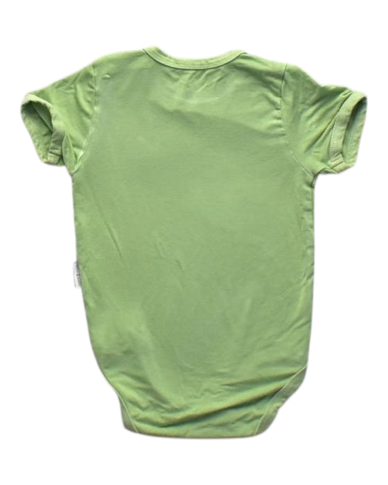 A Green Short Sleeve Bodysuits from Raph and Remy in size 6-12M for girl. (Back View)