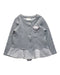 A Grey Cardigans from Momonittu in size 2T for girl. (Front View)