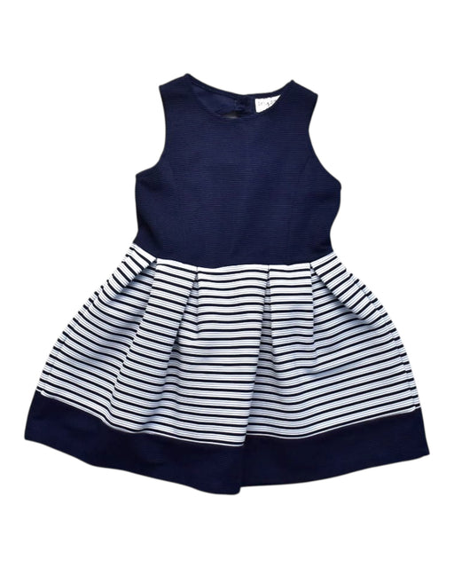 A Navy Sleeveless Dresses from Origami in size 3T for girl. (Front View)