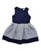 A Navy Sleeveless Dresses from Origami in size 3T for girl. (Front View)