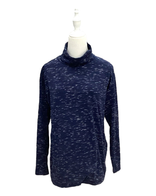 A Navy Long Sleeve Tops from Seraphine in size Maternity-S for maternity. (Front View)