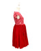 A Red Short Sleeve Dresses from Elly in size Maternity-S for maternity. (Back View)