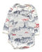 A White Long Sleeve Bodysuits from Petit Bateau in size 0-3M for girl. (Back View)