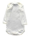 A White Long Sleeve Bodysuits from Petit Bateau in size 0-3M for girl. (Back View)