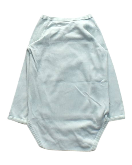 A Blue Long Sleeve Bodysuits from Petit Bateau in size 6-12M for boy. (Back View)
