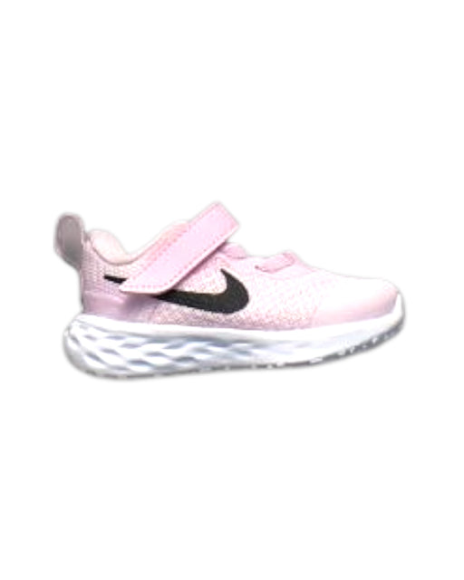 A Pink Sneakers from Nike in size 6-12M for girl. (Front View)