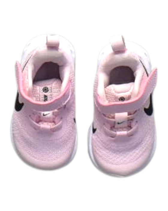A Pink Sneakers from Nike in size 6-12M for girl. (Back View)