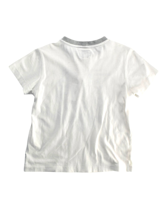 A White Short Sleeve T Shirts from Armani Baby in size 4T for boy. (Back View)
