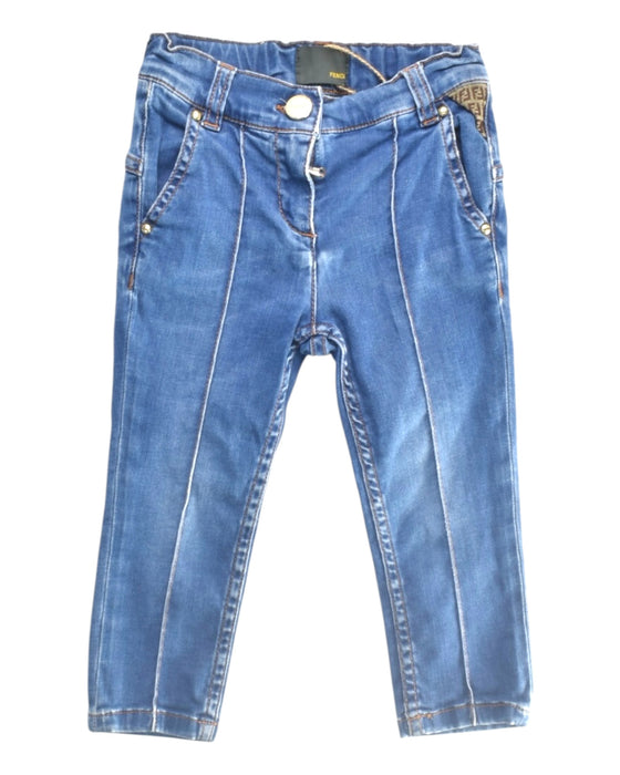 A Blue Jeans from Fendi in size 2T for girl. (Front View)