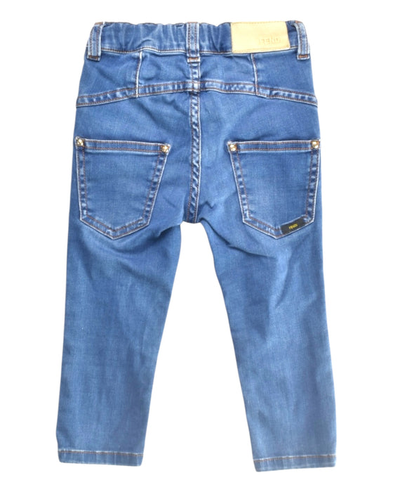 A Blue Jeans from Fendi in size 2T for girl. (Back View)