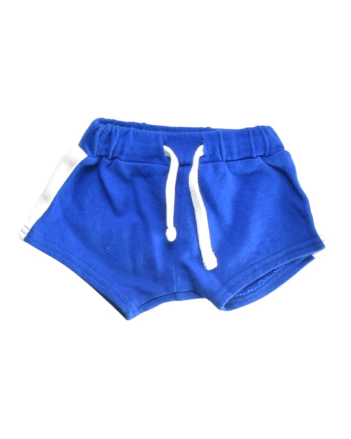 A Blue Shorts from Seed in size 0-3M for neutral. (Front View)