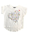 A White Short Sleeve T Shirts from Jessie and James in size 6T for girl. (Front View)