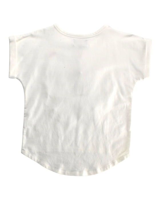 A White Short Sleeve T Shirts from Jessie and James in size 6T for girl. (Back View)