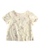 A Beige Short Sleeve Tops from Bonpoint in size 6T for girl. (Front View)