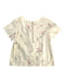 A Beige Short Sleeve Tops from Bonpoint in size 6T for girl. (Back View)