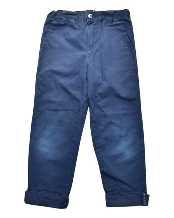 A Navy Casual Pants from Jacadi in size 6T for boy. (Front View)