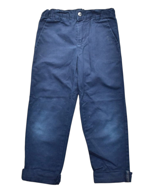 A Navy Casual Pants from Jacadi in size 6T for boy. (Front View)