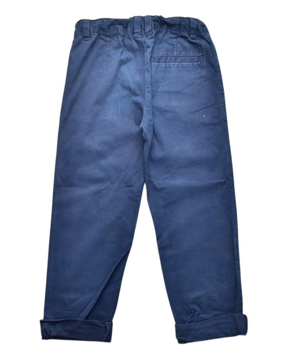 A Navy Casual Pants from Jacadi in size 6T for boy. (Back View)