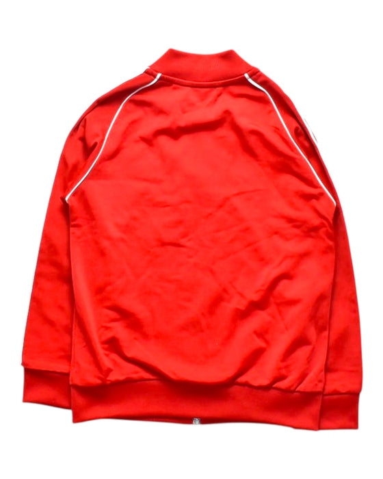 A Red Lightweight Jackets from Adidas in size 5T for boy. (Back View)