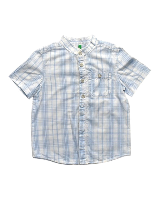 A Blue Short Sleeve Shirts from United Colors Of Benetton in size 4T for boy. (Front View)