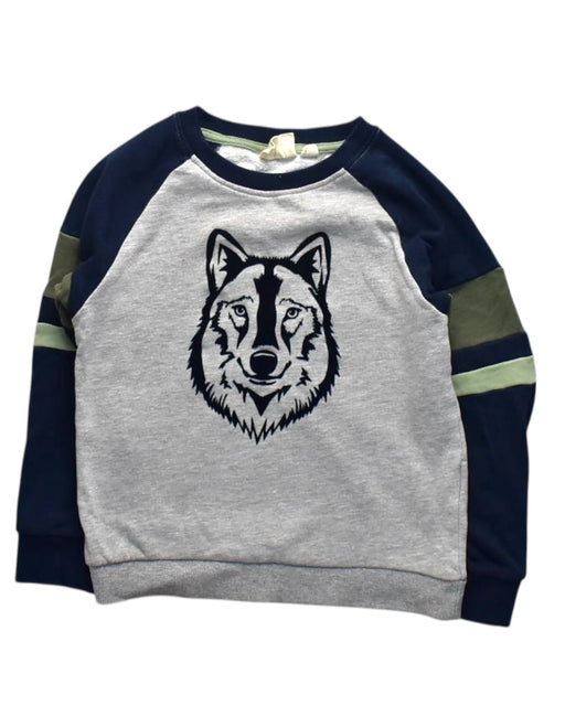 A Grey Crewneck Sweatshirts from Mountain Warehouse in size 6T for boy. (Front View)